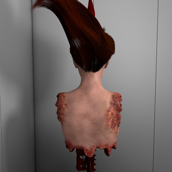head pale c4d - Impaled Mutilated Girl Corpse... by scyrus